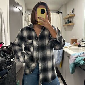 Oversized button down